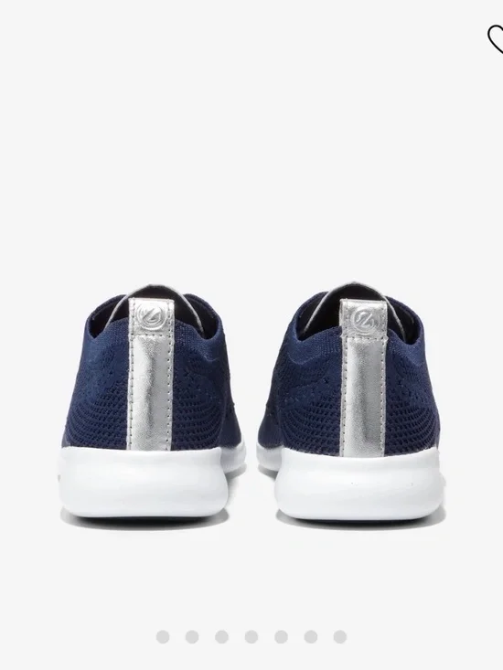 Cole Haan 2.0 Zerogrand Stitchlite Wingtip Oxford sneaker in navy - Picture 4 of 8